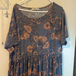 Ladies plus size summer dress